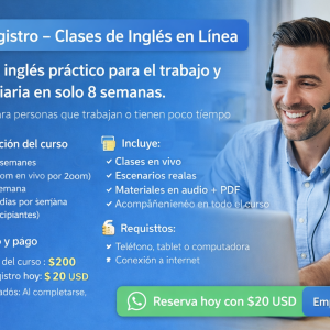 CLASE DE INGLES EN LINEA